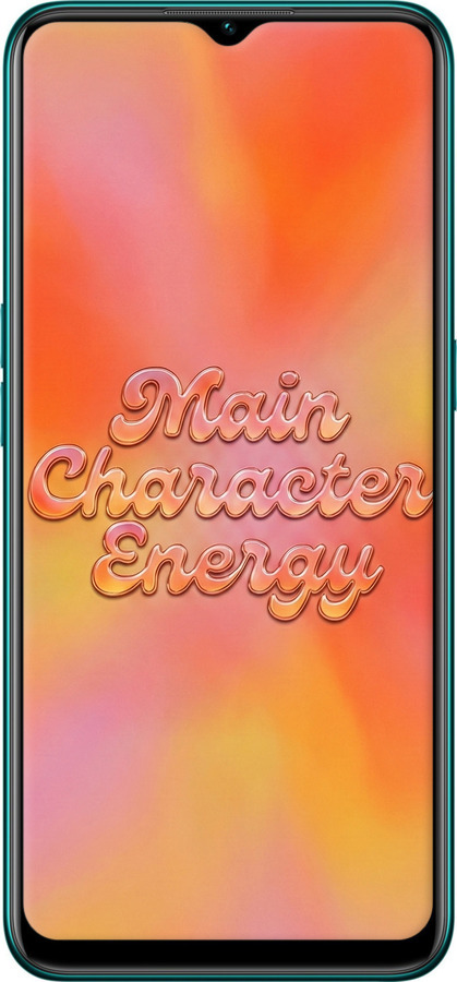 2D пластиковый чехол Aura Gradient Main Character Energy Aesthetic Y2K для Oppo A31 - 6783t-1074 изображение 