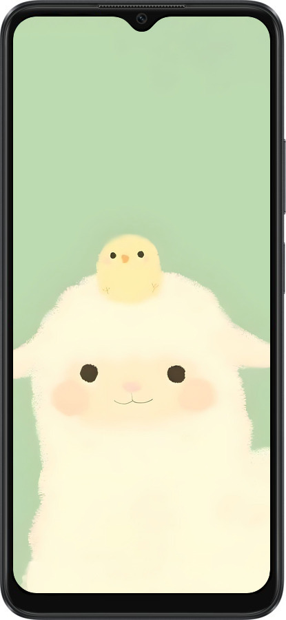 TPU чехол Барашек и ципленок для Oppo A38 4G - 6369b-3337 изображение 