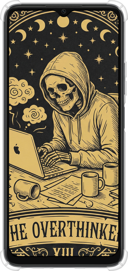 Силіконовий протиударний с посиленими кутами чехол The Overthinker для Oppo A38 4G - 6774sp-3337 изображение 