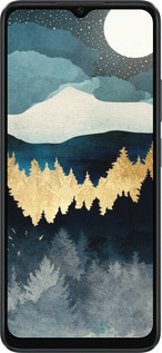 Силиконовый чехол Ночной пейзаж с лесом и горами для Oppo A38 4G - 6493u-3337 изображение 