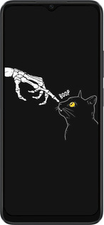 Силиконовый чехол Кошка для Oppo A38 4G - 6505u-3337 изображение 