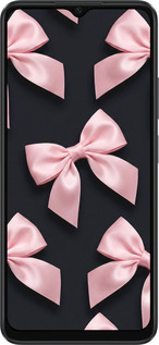 Силиконовый чехол Coquette Ribbons Dark Coquette для Oppo A38 4G - 6767u-3337 изображение 