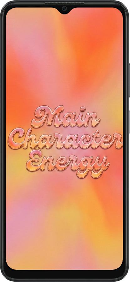 Силіконовий чехол Aura Gradient Main Character Energy Aesthetic Y2K для Oppo A38 4G - 6783u-3337 изображение 