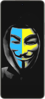 Силиконовый чехол Украинский анонимус для Oppo A5 PRO - 1062u-3956 изображение 