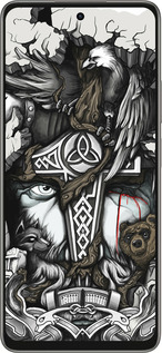 Силіконовий чехол Тату Вікінг для Oppo A5 PRO - 4098u-3956 изображение 