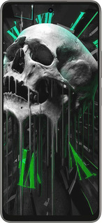 Силиконовый чехол Череп-часы для Oppo A5 PRO - 4100u-3956 изображение 