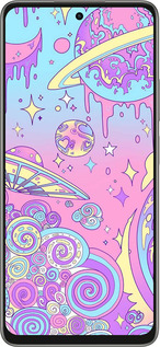 Силиконовый чехол Розовая галактика для Oppo A5 PRO - 4146u-3956 изображение 