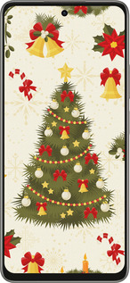 Силиконовый чехол Новогодняя елка для Oppo A5 PRO - 4198u-3956 изображение 