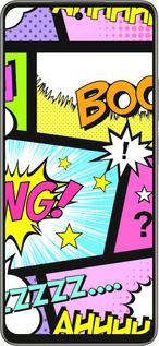 Силиконовый чехол Комикс 1 для Oppo A5 PRO - 4407u-3956 изображение 