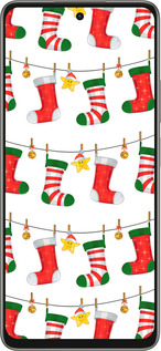 Силиконовый чехол Новогодний 9 для Oppo A5 PRO - 4622u-3956 изображение 