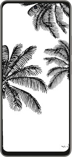 Силиконовый чехол Пальмы1 для Oppo A5 PRO - 4634u-3956 изображение 