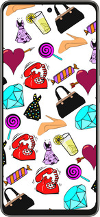 Силиконовый чехол stickers для Oppo A5 PRO - 4757u-3956 изображение 