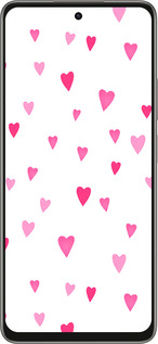 Силиконовый чехол Сердечки 2 для Oppo A5 PRO - 4763u-3956 изображение 