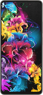 Силиконовый чехол Абстрактные цветы для Oppo A5 PRO - 511u-3956 изображение 