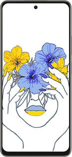 Силиконовый чехол Девушка v4 для Oppo A5 PRO - 5276u-3956 изображение 