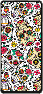 Силиконовый чехол Черепа для Oppo A5 PRO - 5471u-3956 изображение 