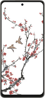 Силиконовый чехол Сакура v2 для Oppo A5 PRO - 5538u-3956 изображение 