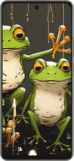 Силиконовый чехол Жабки 2 для Oppo A5 PRO - 5657u-3956 изображение 