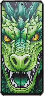 Силиконовый чехол Зелёный дракон для Oppo A5 PRO - 5816u-3956 изображение 