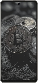 Силиконовый чехол Black Bitcoin для Oppo A5 PRO - 6090u-3956 изображение 