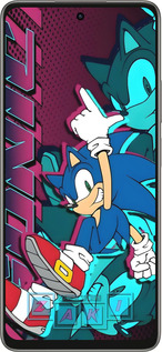 Силиконовый чехол Соник для Oppo A5 PRO - 6284u-3956 изображение 