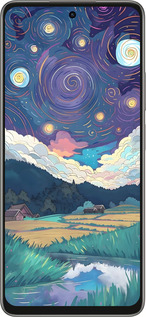 Силиконовый чехол Креативный арт для Oppo A5 PRO - 6322u-3956 изображение 