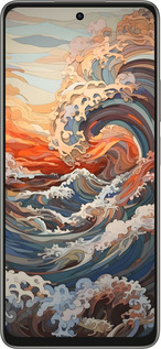 Силиконовый чехол Арт волны для Oppo A5 PRO - 6324u-3956 изображение 