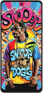 Силиконовый чехол Снуп дог для Oppo A5 PRO - 6348u-3956 изображение 