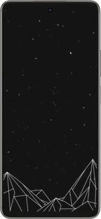 Силиконовый чехол Черно белые абстрактные горы для Oppo A5 PRO - 6437u-3956 изображение 