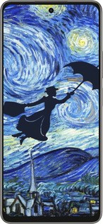 Силиконовый чехол С изображением Мэри Поппинс «Звездная ночь» для Oppo A5 PRO - 6487u-3956 изображение 