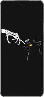 Силиконовый чехол Кошка для Oppo A5 PRO - 6505u-3956 изображение 