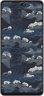 Силіконовий чехол Морська тематика у стилі арт-деко для Oppo A5 PRO - 6520u-3956 изображение 