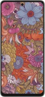 Силіконовий чехол Абстрактні  квіти для Oppo A5 PRO - 6526u-3956 изображение 