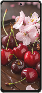 Силиконовый чехол Вишня в шоколаде для Oppo A5 PRO - 6698u-3956 изображение 