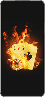 Силиконовый чехол Горящие карты для Oppo A5 PRO - 839u-3956 изображение 