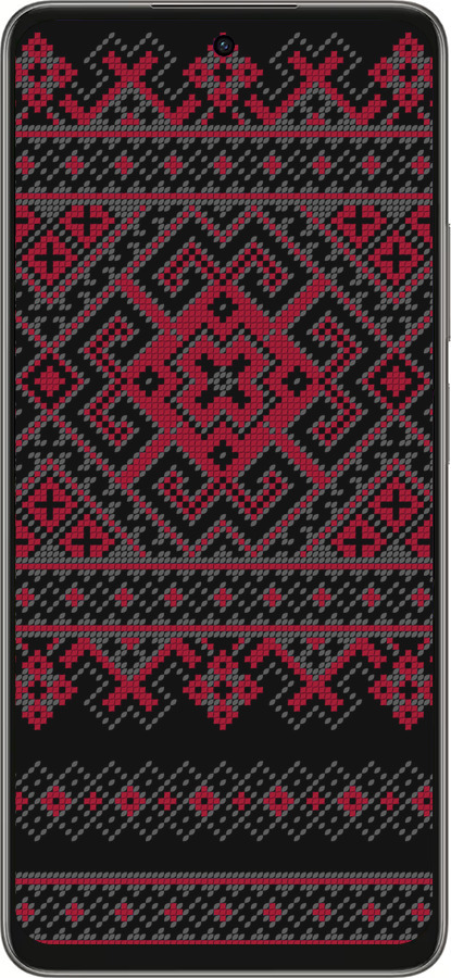 Силиконовый чехол Вышиванка 52 для Oppo A5 PRO - 1763u-3956 изображение 