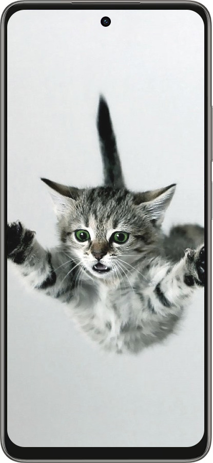 Силиконовый чехол Летящий котёнок для Oppo A5 PRO - 2322u-3956 изображение 