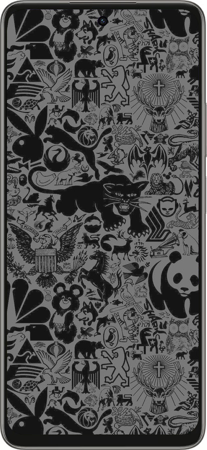 Силіконовий чехол Чорно-сірий стікер бомбінг для Oppo A5 PRO - 2432u-3956 изображение 