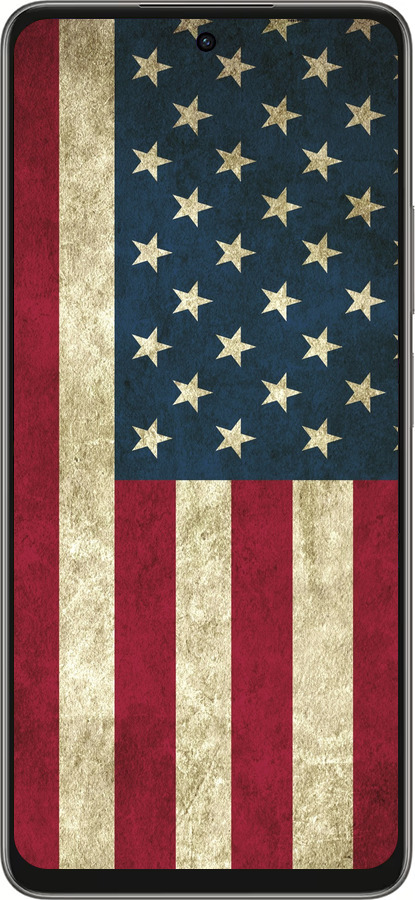 Силиконовый чехол Флаг США для Oppo A5 PRO - 395u-3956 изображение 