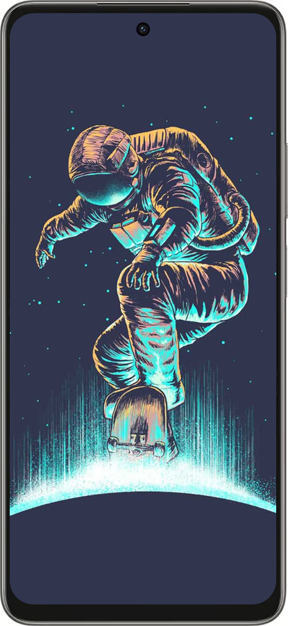 Силиконовый чехол Космонавт на скейтборде для Oppo A5 PRO - 4145u-3956 изображение 