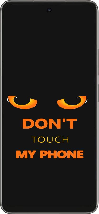 Силиконовый чехол Don't touch the phone для Oppo A5 PRO - 4261u-3956 изображение 