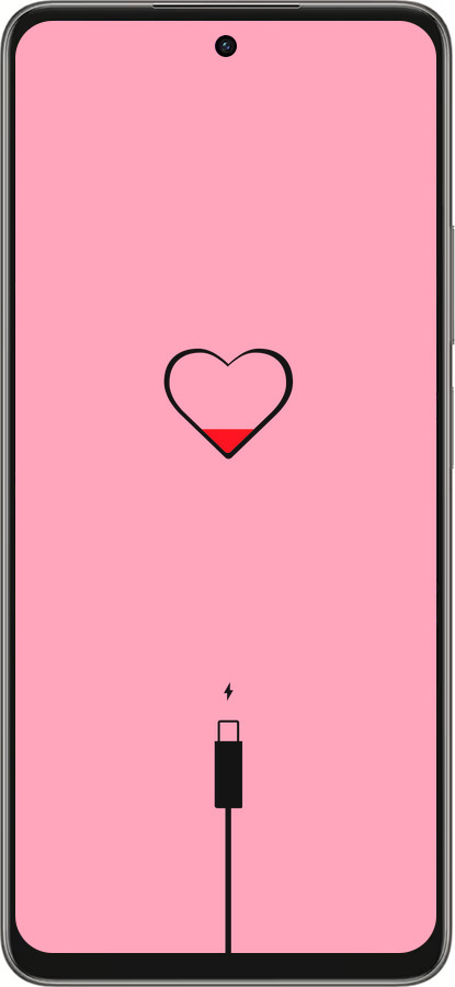 Силіконовий чехол Підзарядка серця1 для Oppo A5 PRO - 4275u-3956 изображение 