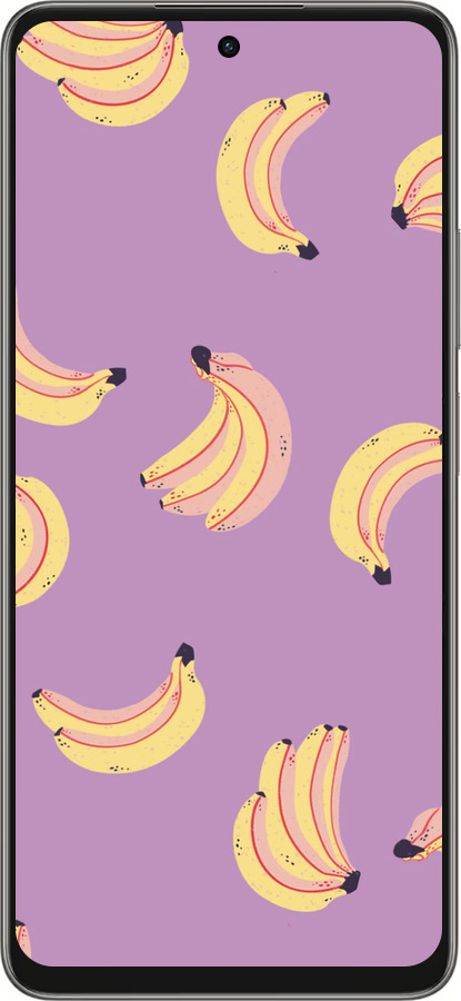 Силиконовый чехол Бананы для Oppo A5 PRO - 4312u-3956 изображение 