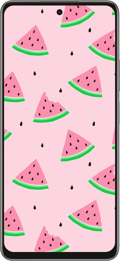 Силиконовый чехол Розовый арбуз для Oppo A5 PRO - 4314u-3956 изображение 