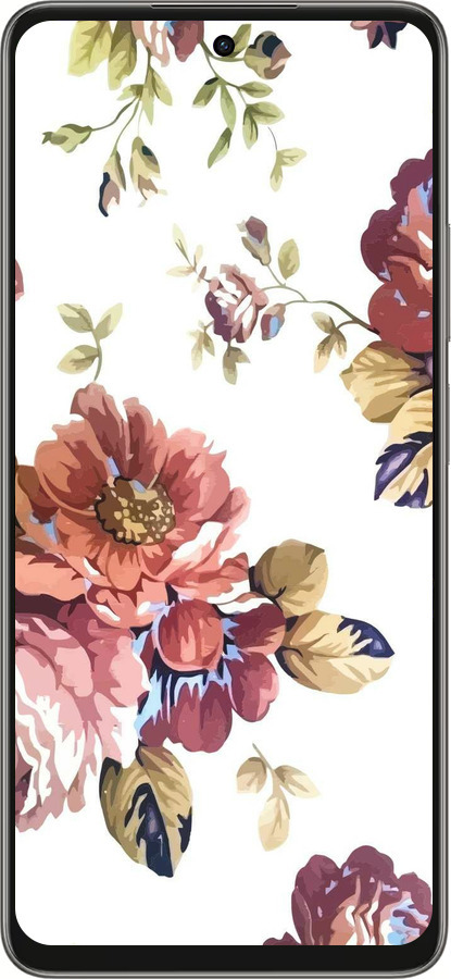 Силіконовий чехол Vintage flowers для Oppo A5 PRO - 4333u-3956 изображение 