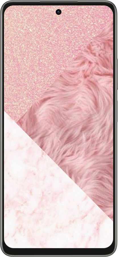 Силиконовый чехол Розовые текстуры для Oppo A5 PRO - 4343u-3956 изображение 