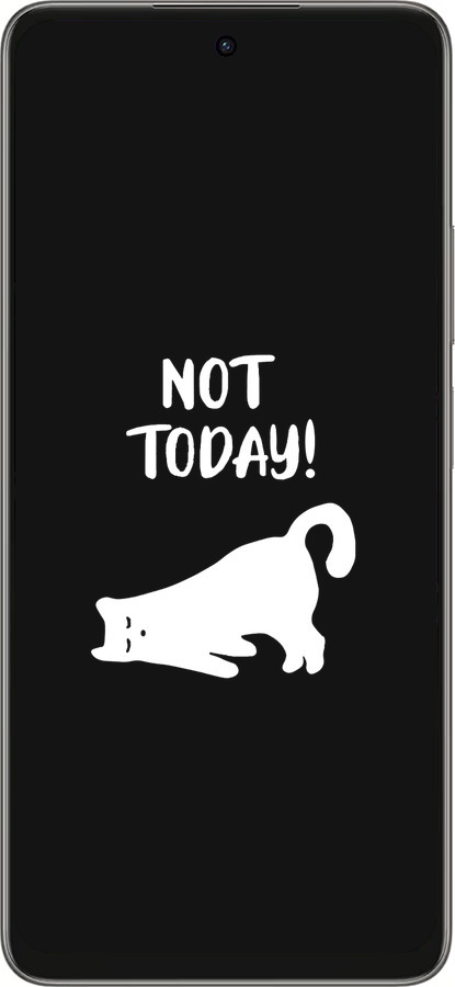 Силиконовый чехол Уставший кот для Oppo A5 PRO - 4535u-3956 изображение 