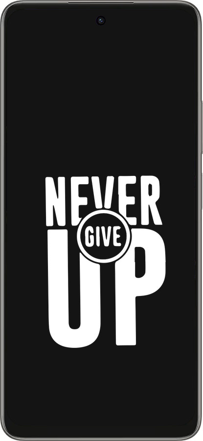 Силиконовый чехол Никогда не сдавайся для Oppo A5 PRO - 4572u-3956 изображение 