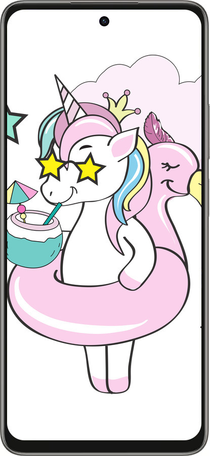 Силиконовый чехол Crown Unicorn для Oppo A5 PRO - 4660u-3956 изображение 