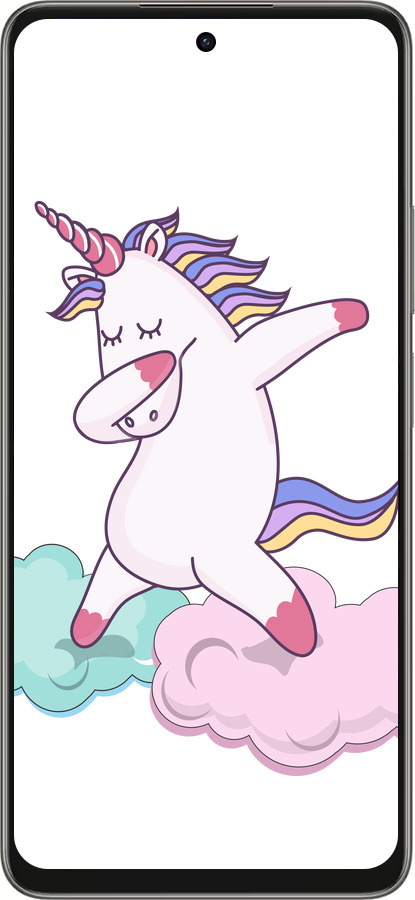 Силиконовый чехол Единорог для Oppo A5 PRO - 4702u-3956 изображение 